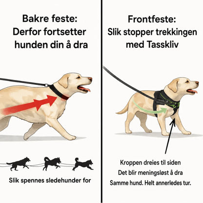 Tasskliv No-Pull hundesele